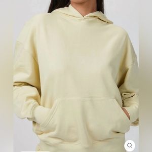NWT WEWOREWHAT In Sand Oversized Hoodie